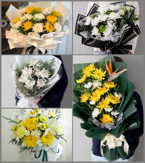 江苏南通海门市海门工业园区叠石村白事花束代送